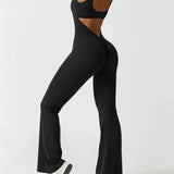 RIORA™ – ELEGANT JUMPSUIT MED V-ÅBEN RYG