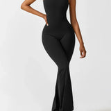RIORA™ – ELEGANT JUMPSUIT MED V-ÅBEN RYG