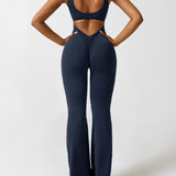 RIORA™ – ELEGANT JUMPSUIT MED V-ÅBEN RYG