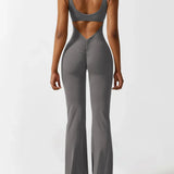 RIORA™ – ELEGANT JUMPSUIT MED V-ÅBEN RYG