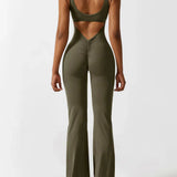 RIORA™ – ELEGANT JUMPSUIT MED V-ÅBEN RYG