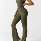 RIORA™ – ELEGANT JUMPSUIT MED V-ÅBEN RYG